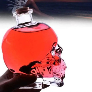 Carafe à Whisky Tête de Mort - Crâne Puriste