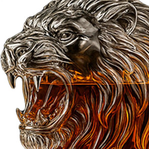 Vue détaillée Carafe à Whisky - Rugissement Royal du Lion