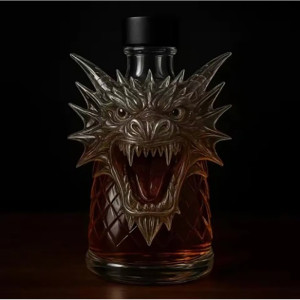 Avant Carafe à Whisky Dragon du Crépuscule