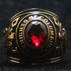 Avant Bague Chevalière Gothique "Ordre Pourpre Impérial"