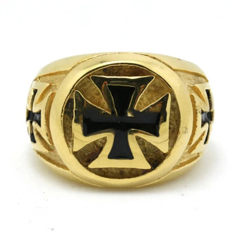 Avant Bague Croix de Fer “L’Honneur du Guerrier”