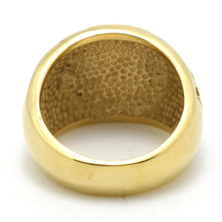 Vue Arrière Bague Croix de Fer “L’Honneur du Guerrier”