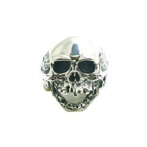 Bague Tête de Mort "Éveil du Néant" en Argent 925