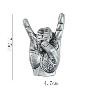 Dimensions Boucle de Ceinture Rock - Esprit du Métal "Horns of Hell"