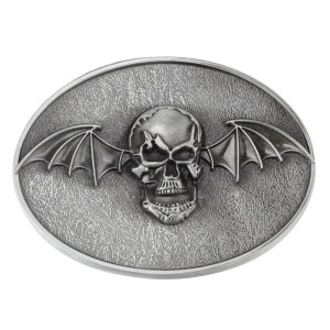 Boucle de Ceinture Tête de Mort "Ange du Chaos"