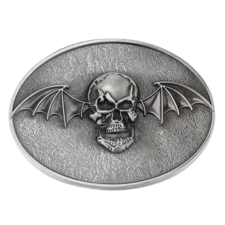 Boucle de Ceinture Tête de Mort "Ange du Chaos"