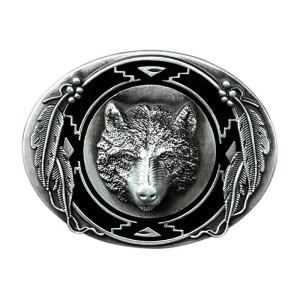 Boucle de Ceinture Loup - Esprit du Guerrier