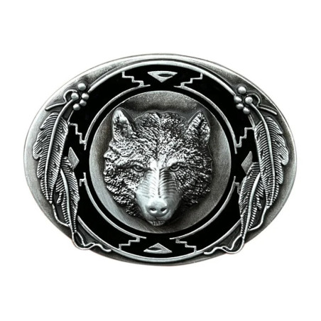 Boucle de Ceinture Loup - Esprit du Guerrier