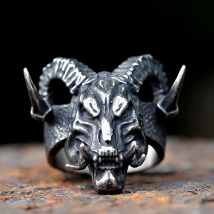 Bague Tête de Mort "Démon des Abysses"