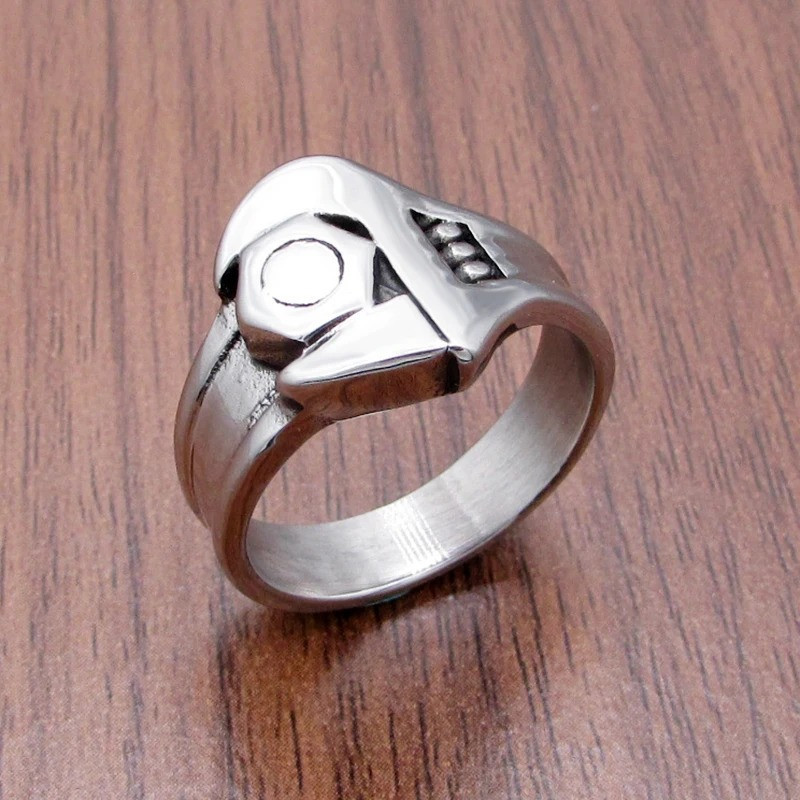 Bague Clé Anglaise "Force du Mécano"
