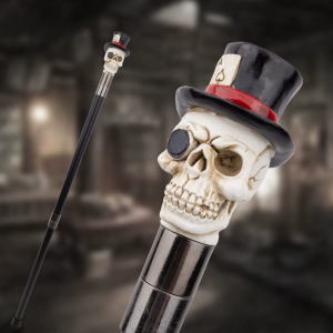 Canne Tête de Mort Gentleman du Cimetière