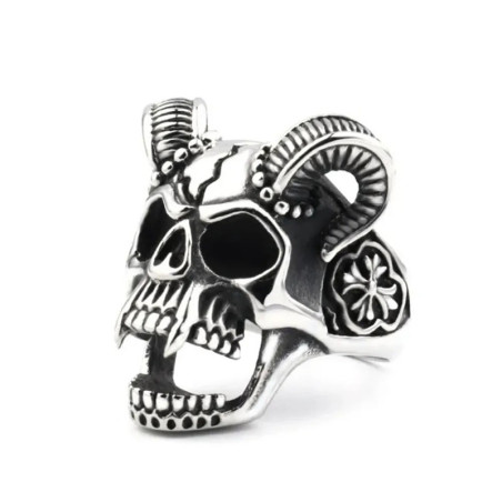 Bague Tête de Mort "Démon du Néant"