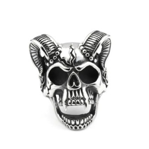 Bague Tête de Mort "Démon du Néant"