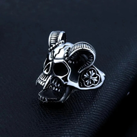 Bague Tête de Mort "Démon du Néant"