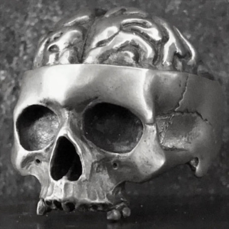 Avant Bague Tête de Mort "Esprit Éternel"