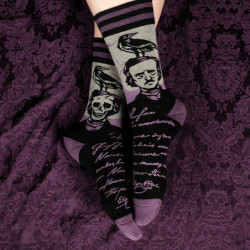 Chaussettes Edgar Allan Poe