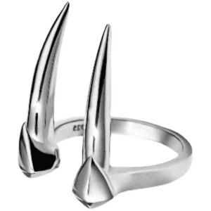Bague Goth Vampire "Étreinte Nocturne"
