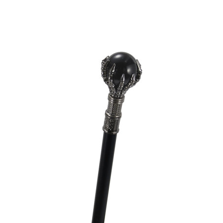 Vue de Cote Canne Steampunk Sceptre du Liche – La Main du Pouvoir Éternel
