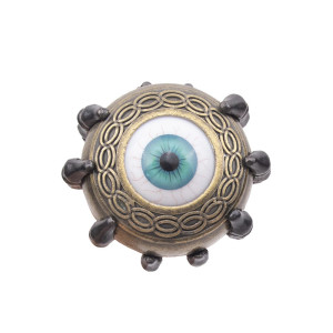 Vue de Face Canne Steampunk Canne Occulte de L'Oracle Cyclopéen