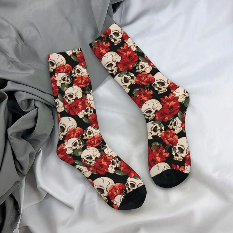 Chaussettes Santa Muerte flamboyante