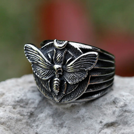 Avant Bague Gothique "Le Messager Nocturne"