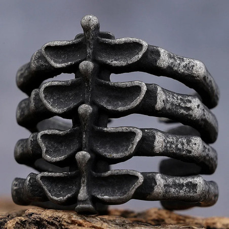 Bague Tête de Mort "Côtes du Néant"