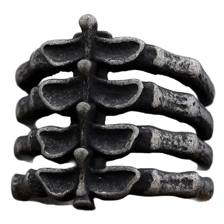 Vue générale Bague Tête de Mort "Côtes du Néant"