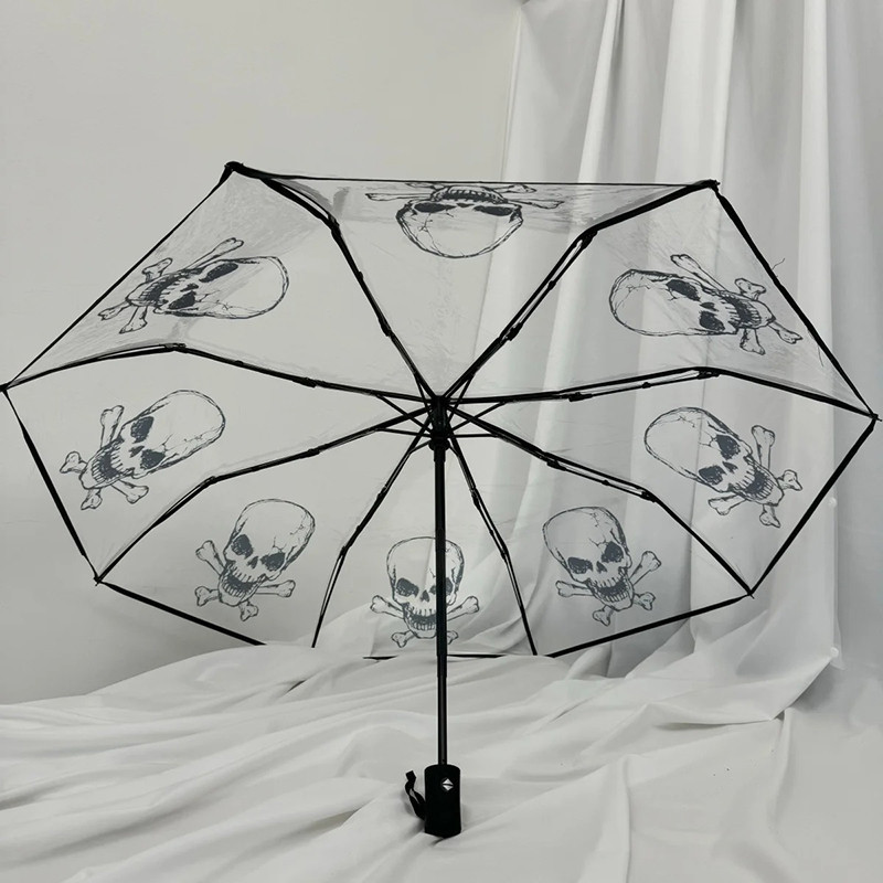 Avant Parapluie Tête de Mort - L'Abri des Âmes Rebelles