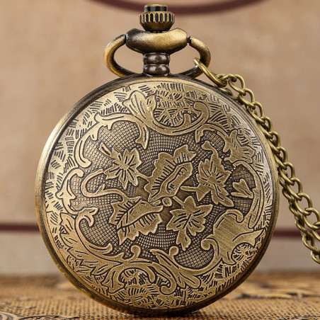 Vue générale Montre à Gousset Tête de Mort - Crâne du Temps Antique
