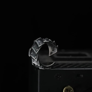 Bague Motard "Anneau Blindé du Chaos"