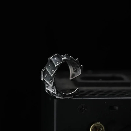 Bague Motard "Anneau Blindé du Chaos"