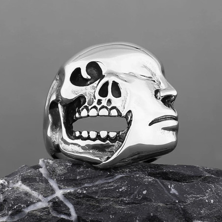 Bague Tête de Mort - Masque de l’Ombre
