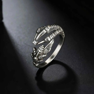 Avant Bague Griffe de Dragon "Serre Mystique"
