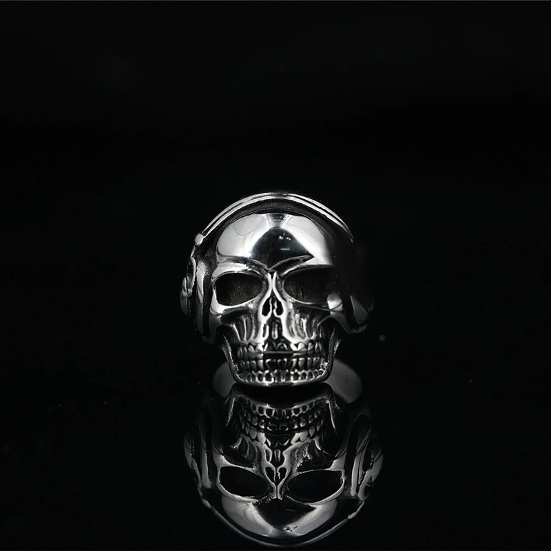 Avant Bague Skull DJ - Le Son des Ombres