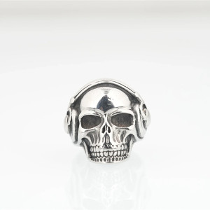 Vue générale Bague Skull DJ - Le Son des Ombres