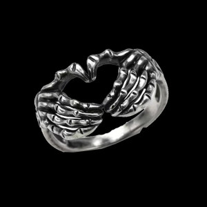 Bague Tête de Mort "Amour d’Outre-Tombe" - Argent Sterling 925