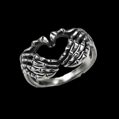 Bague Tête de Mort "Amour d’Outre-Tombe" - Argent Sterling 925