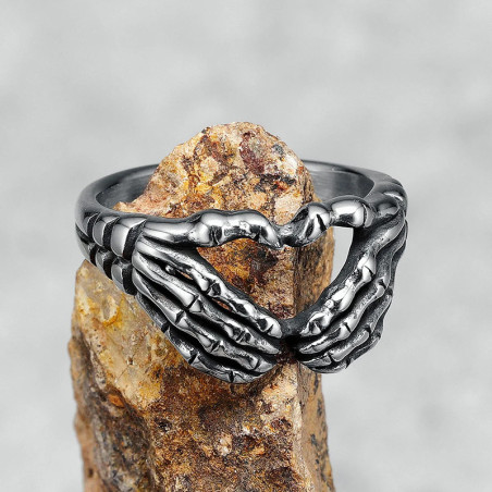 Avant Bague Tête de Mort "Amour d’Outre-Tombe" - Argent Sterling 925