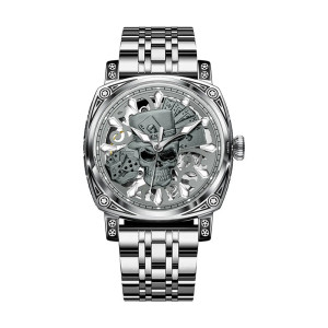 Montre Tête de Mort Automatique - Joueur du Destin Mécanique Modele 4