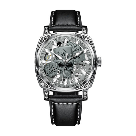 Montre Tête de Mort Automatique - Joueur du Destin Mécanique Modele 1