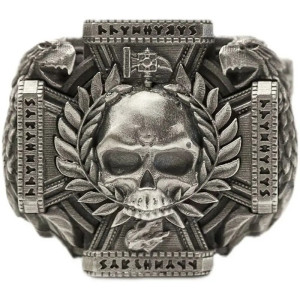 Vue générale Bague Tête de Mort "Imperium Sépulcral"