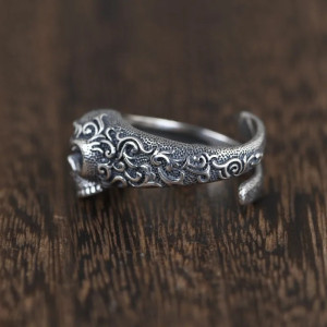 Avant Bague Tête de Mort “Chant Sépulcral” - Argent 925