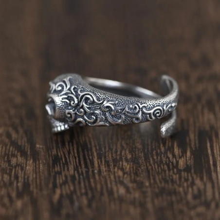 Avant Bague Tête de Mort “Chant Sépulcral” - Argent 925