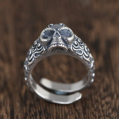 Bague Tête de Mort “Chant Sépulcral” - Argent 925