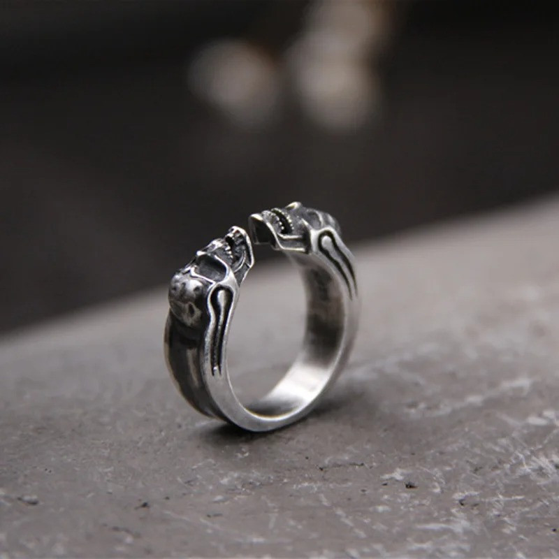Bague Tête de Mort “Duel des Âmes"
