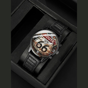Montre Biker Route 66 - Esprit du Voyageur Libre