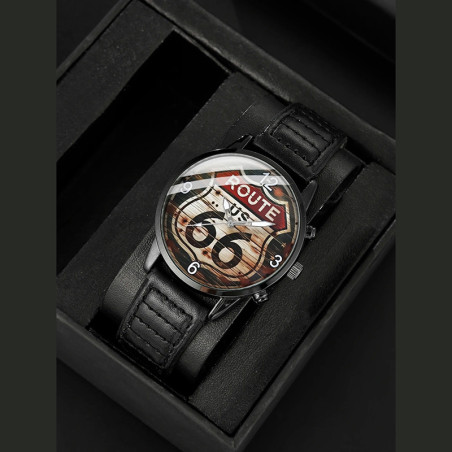 Montre Biker Route 66 - Esprit du Voyageur Libre