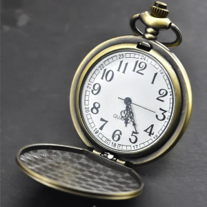 Montre à Gousset Tête de Mort - Flamme du Pirate Sombre