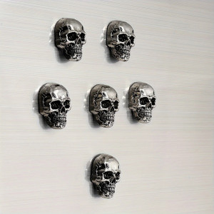 Avant Magnets Tête de Mort "Garde des Portes Sombres" - Lot de 6 !
