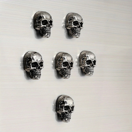 Avant Magnets Tête de Mort "Garde des Portes Sombres" - Lot de 6 !